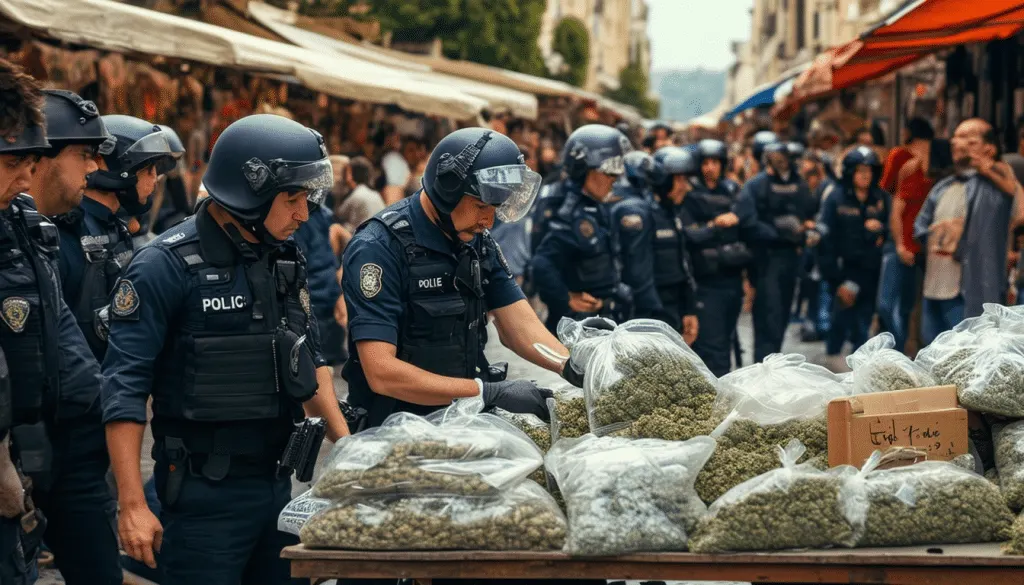 découvrez le retour de la police aux marels à montpellier, avec des saisies impressionnantes de cocaïne et de cannabis. plusieurs arrestations sont en cours dans une opération visant à renforcer la sécurité dans le quartier.