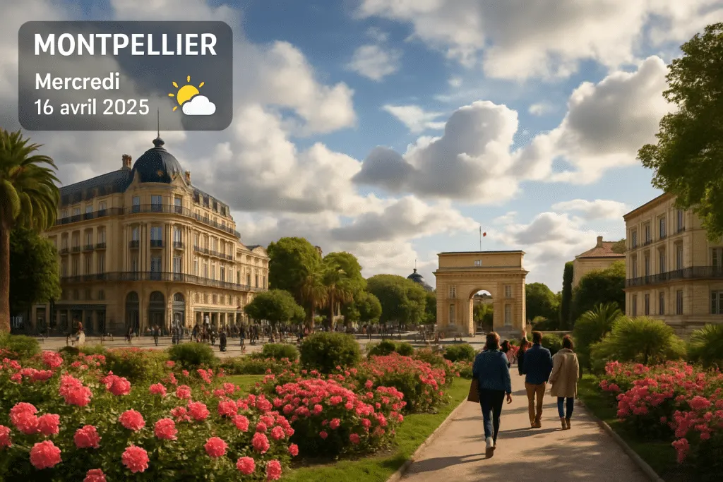 découvrez la météo à montpellier et ses environs pour le mercredi 16 avril 2025. anticipez les conditions climatiques avec des tendances précises pour planifier vos activités en toute sérénité.