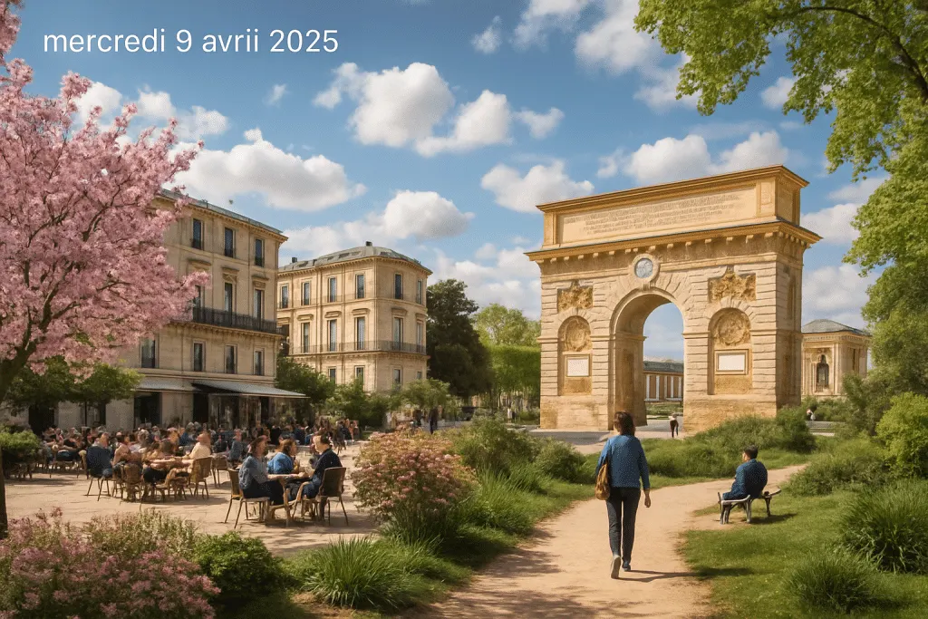 découvrez la météo prévue pour montpellier et ses environs le mercredi 9 avril 2025. préparez-vous avec des prévisions précises incluant température, conditions météorologiques et conseils pour profiter de la journée.