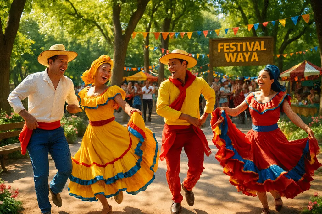 venez vivre une expérience inoubliable au festival waya à montpellier ! plongez dans l'ambiance festive du parc montcalm, où la danse latino rythme chaque instant. une célébration de la culture et de la passion à ne pas manquer !