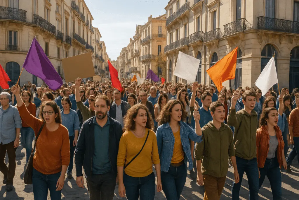 à montpellier, près de 600 personnes se rassemblent dans les rues pour soutenir les droits des travailleurs du secteur médico-social, mettant en lumière les enjeux de précarité auxquels ils font face. un mouvement qui souligne l'importance de la défense des droits sociaux et du soutien aux professionnels engagés dans des missions essentielles.