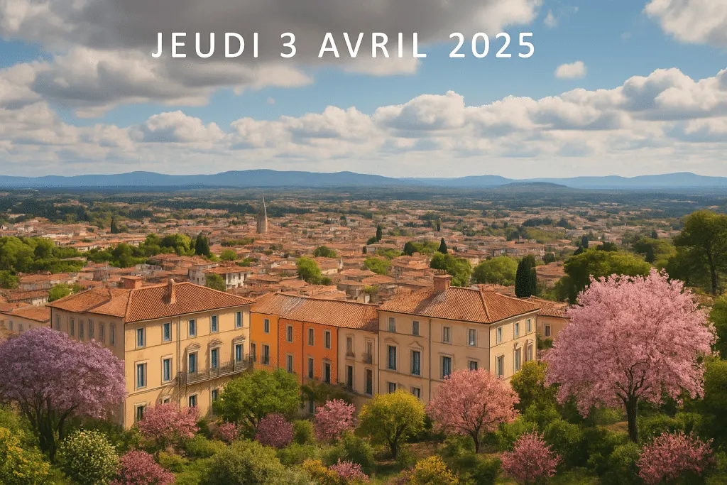 consultez les prévisions météorologiques détaillées pour montpellier et ses environs le jeudi 3 avril 2025. découvrez les températures, les conditions climatiques et les éventuelles alertes pour mieux planifier votre journée.
