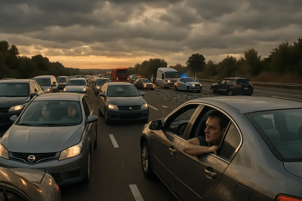 découvrez les dernières informations sur l'impressionnant embouteillage sur l'a9 entre sète et montpellier, provoqué par un accident de la route. restez informé des conditions de circulation et des conseils pour éviter le secteur.