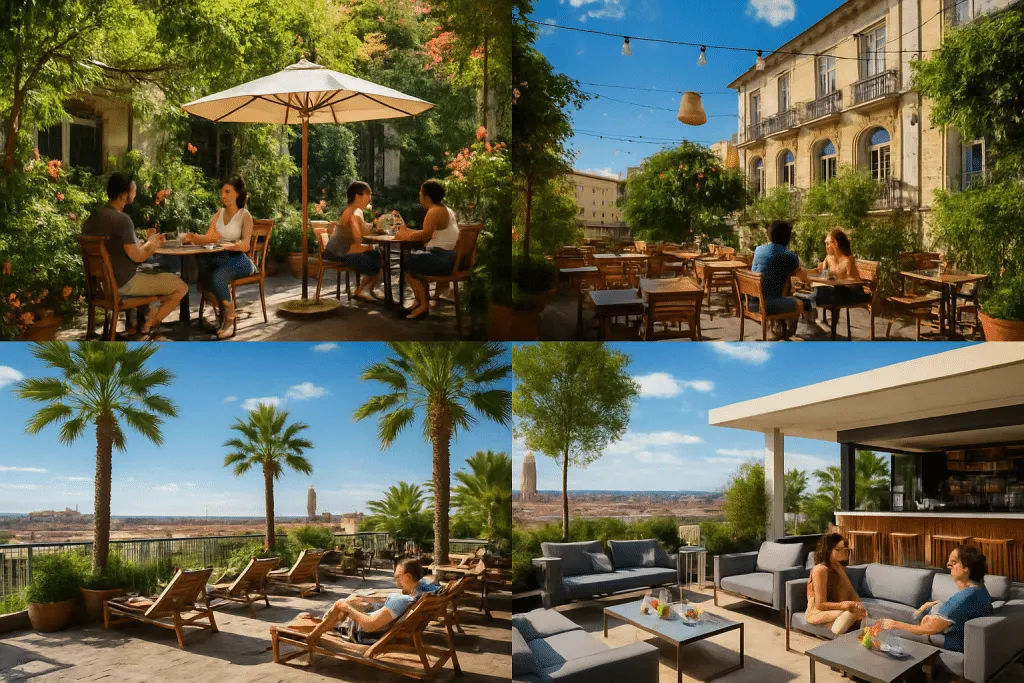explorez notre sélection de 5 terrasses enchanteuses à montpellier, idéales pour savourer les douces soirées d'été. détendez-vous dans des ambiances uniques, dégustez des mets savoureux et profitez du soleil dans la cité vibrant du languedoc.