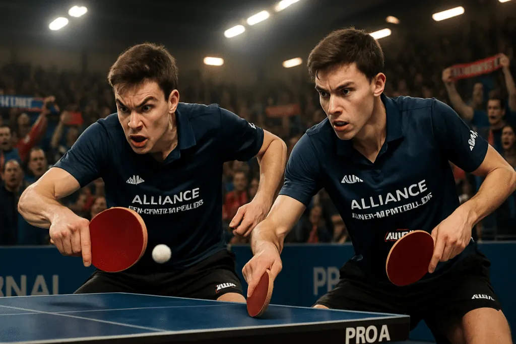 découvrez comment l'alliance nîmes-montpellier, dirigée par les frères lebrun, s'impose dans la finale de la proa de tennis de table. suivez cette équipe dynamique qui met la pression sur ses adversaires pour décrocher la victoire.