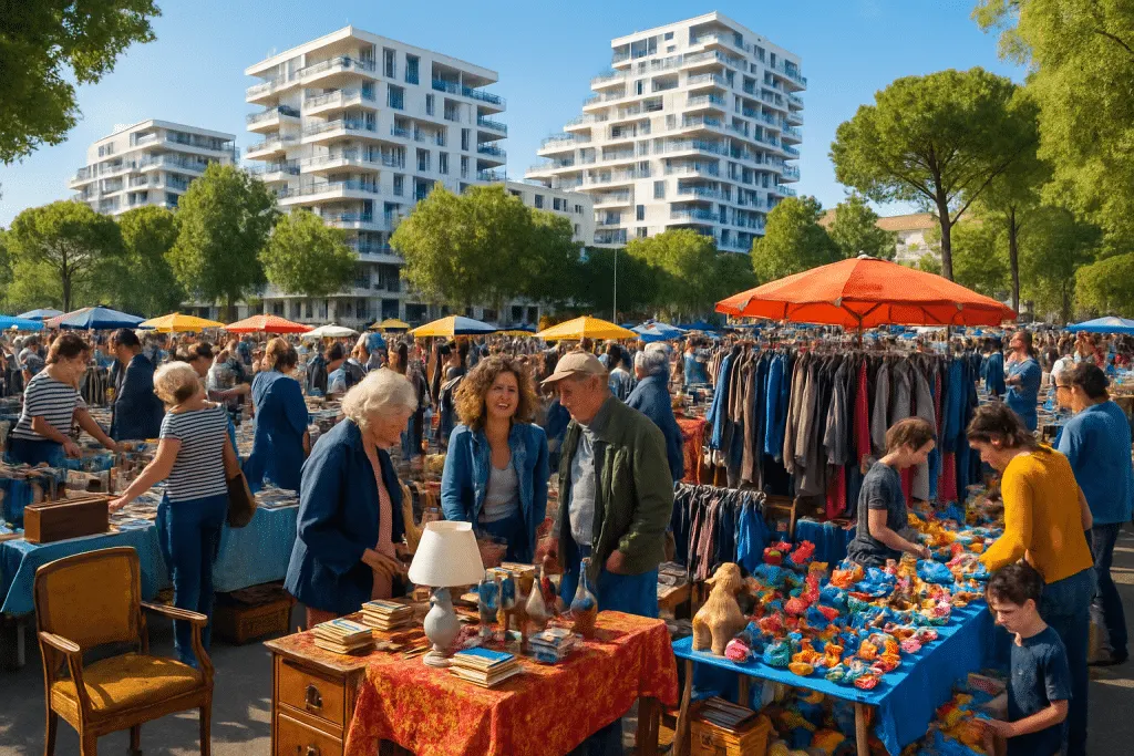 participez au vide-greniers annuel de port marianne à montpellier ! découvrez des trésors vintage, profitez de l'ambiance conviviale et soutenez les artisans locaux lors de cet événement incontournable.