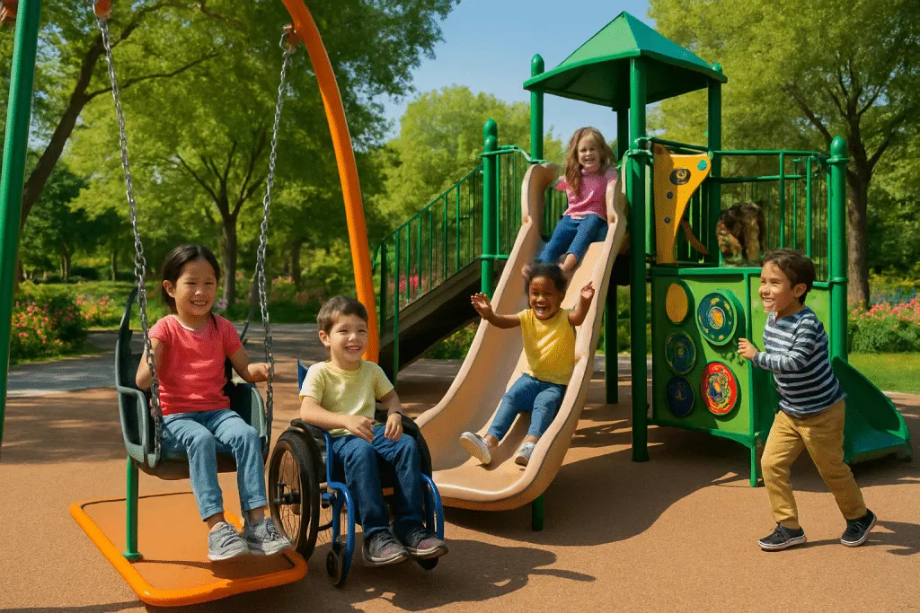 découvrez le parc tastavin à montpellier, qui propose une aire de jeux inclusive, adaptée à tous les enfants. un espace sécurisé et ludique où chaque enfant peut s'amuser, explorer et créer des souvenirs inoubliables avec ses amis.