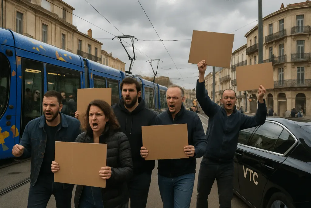 découvrez les perturbations à montpellier ce jeudi matin, causées par des manifestations de vtc qui impactent les lignes de tramway. restez informés sur les impacts sur vos trajets.
