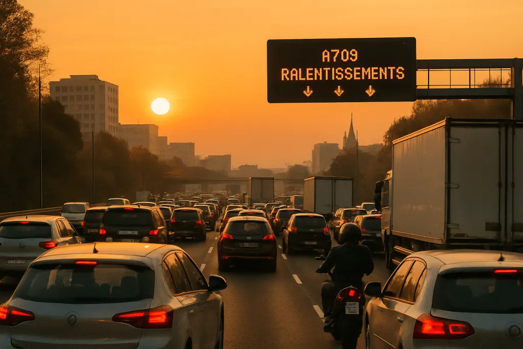 découvrez en images comment les embouteillages matinaux sur l'a709 à montpellier deviennent un phénomène de plus en plus fréquent. plongez au cœur de ce quotidien routier, marqué par une circulation en constante expansion.
