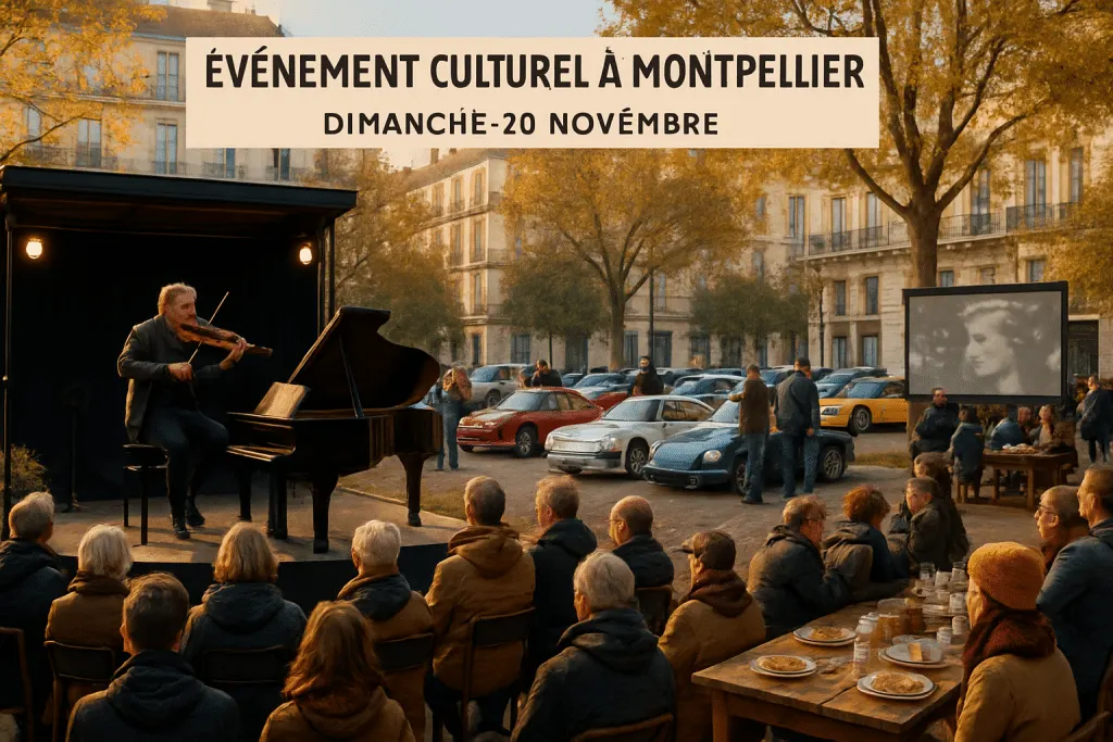 à montpellier ce dimanche 30 novembre, ne manquez pas le concert exceptionnel de yan tiersen, partagez une passion automobile unique et profitez d'un ciné-brunch convivial pour une journée inoubliable.