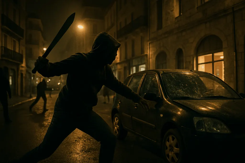 découvrez les détails de la nuit agitée à montpellier où une machette a été brandie et un véhicule ciblé, suscitant l'inquiétude dans la ville.