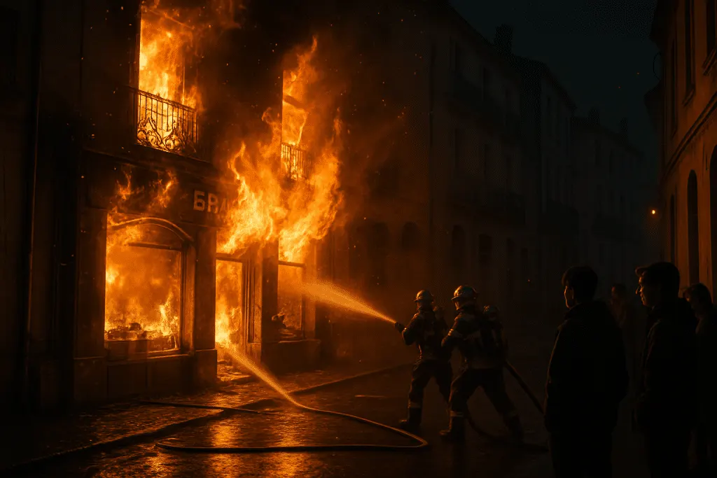 une tragédie frappe montpellier : un incendie dévastateur détruit une épicerie et coûte la vie à un jeune employé de 19 ans. découvrez les circonstances et les réactions.