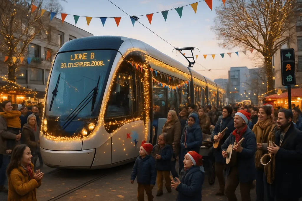 rejoignez une célébration grandiose et conviviale le 20 décembre 2025 pour le lancement officiel de la ligne 5 du tramway, avec animations, festivités et moments de partage pour tous.