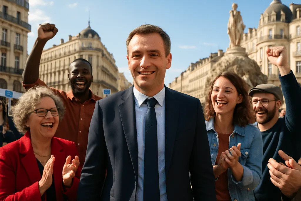 découvrez les derniers résultats du sondage pour les élections municipales à montpellier, avec michaël delafosse, maire sortant, en tête dès le premier tour.