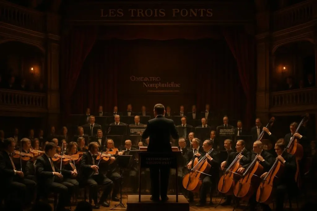 ne manquez pas le concert exceptionnel de l'orchestre national de montpellier demain soir au théâtre des trois ponts à castelnaudary. une soirée musicale unique à découvrir !