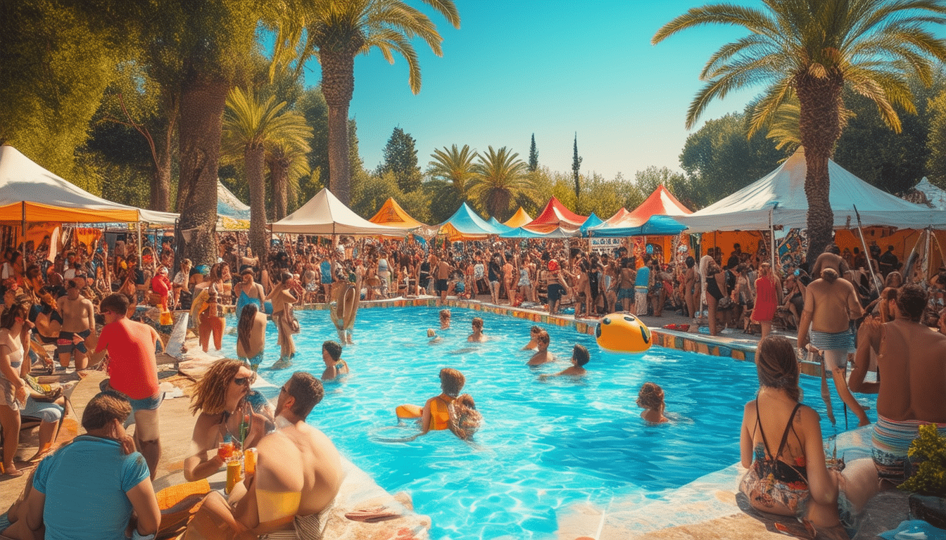 ☀️ Dimanche magique à Montpellier : Concerts & Pool Parties au rendez-vous ! 🎶🏊♂️