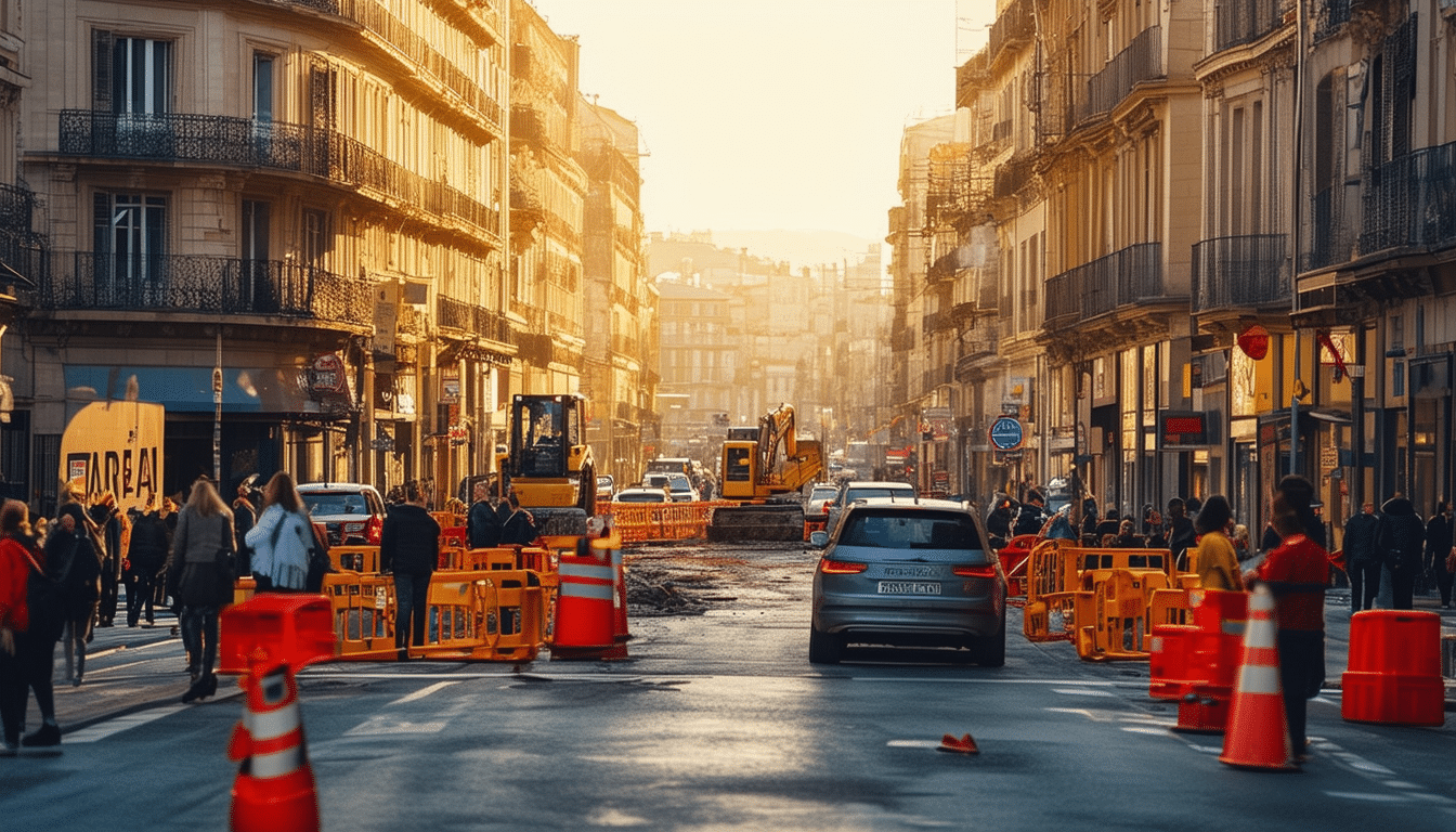 🚦 Montpellier : Des travaux qui bouleversent vos trajets cette semaine ! 🚧