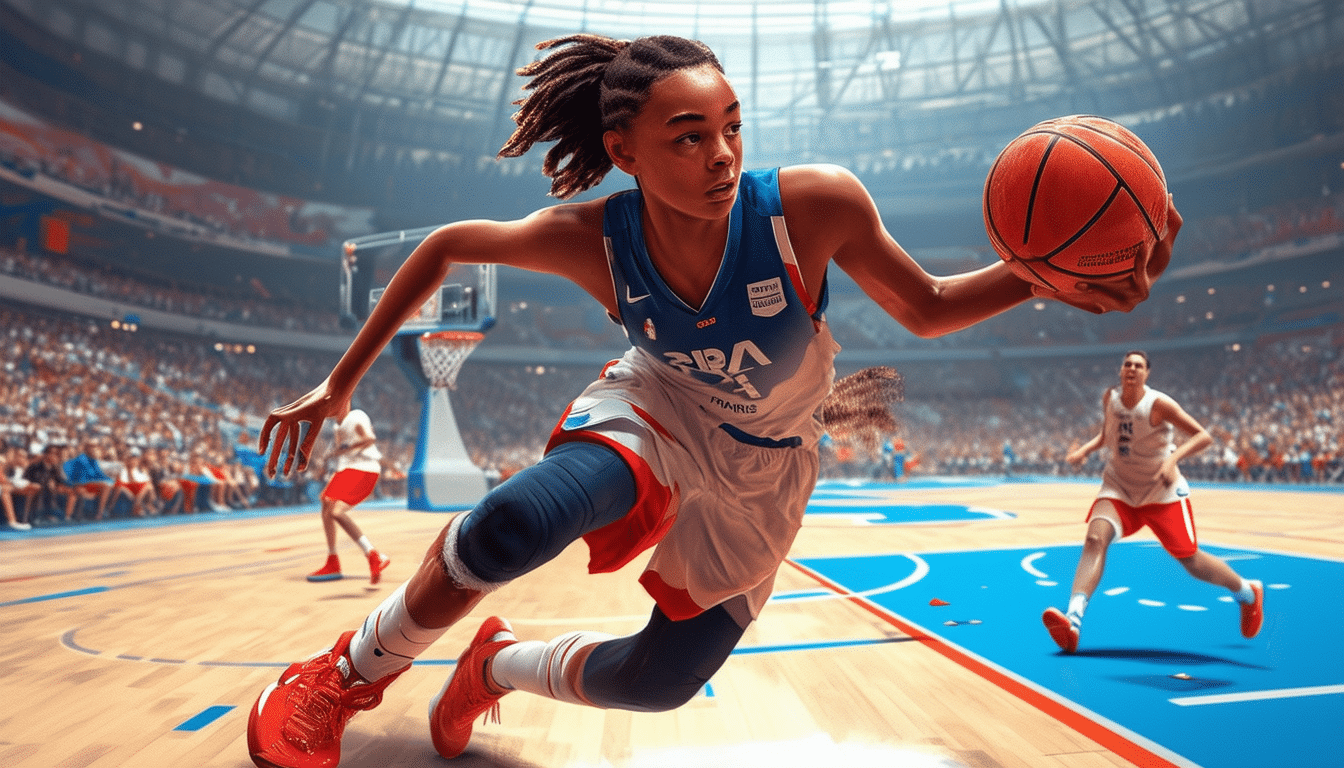 🏀 Romane Berniès : La Star qui Transformera le Basketball aux JO Paris 2024! 🌟