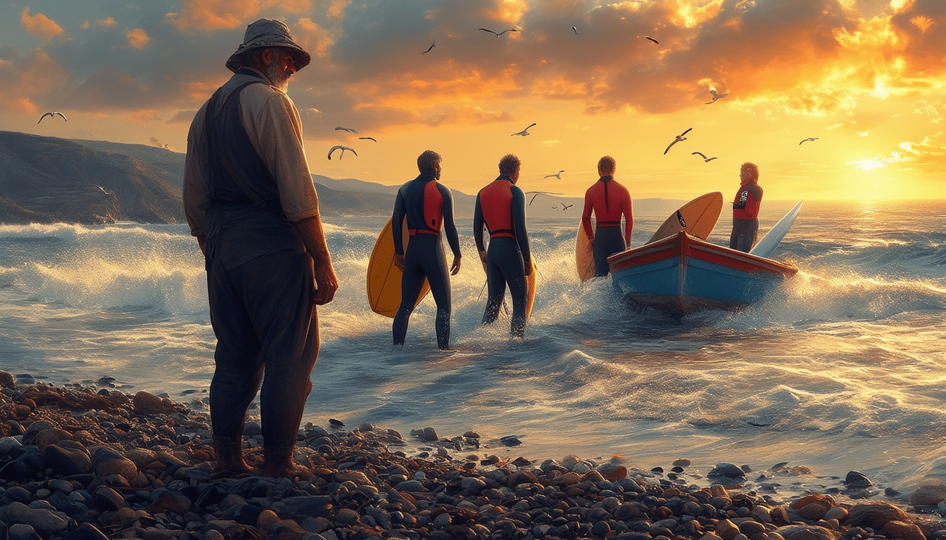 đ⥠Quand la mer s'invite au conflit : le pĂȘcheur de Frontignan face aux surfeurs ! đđ€