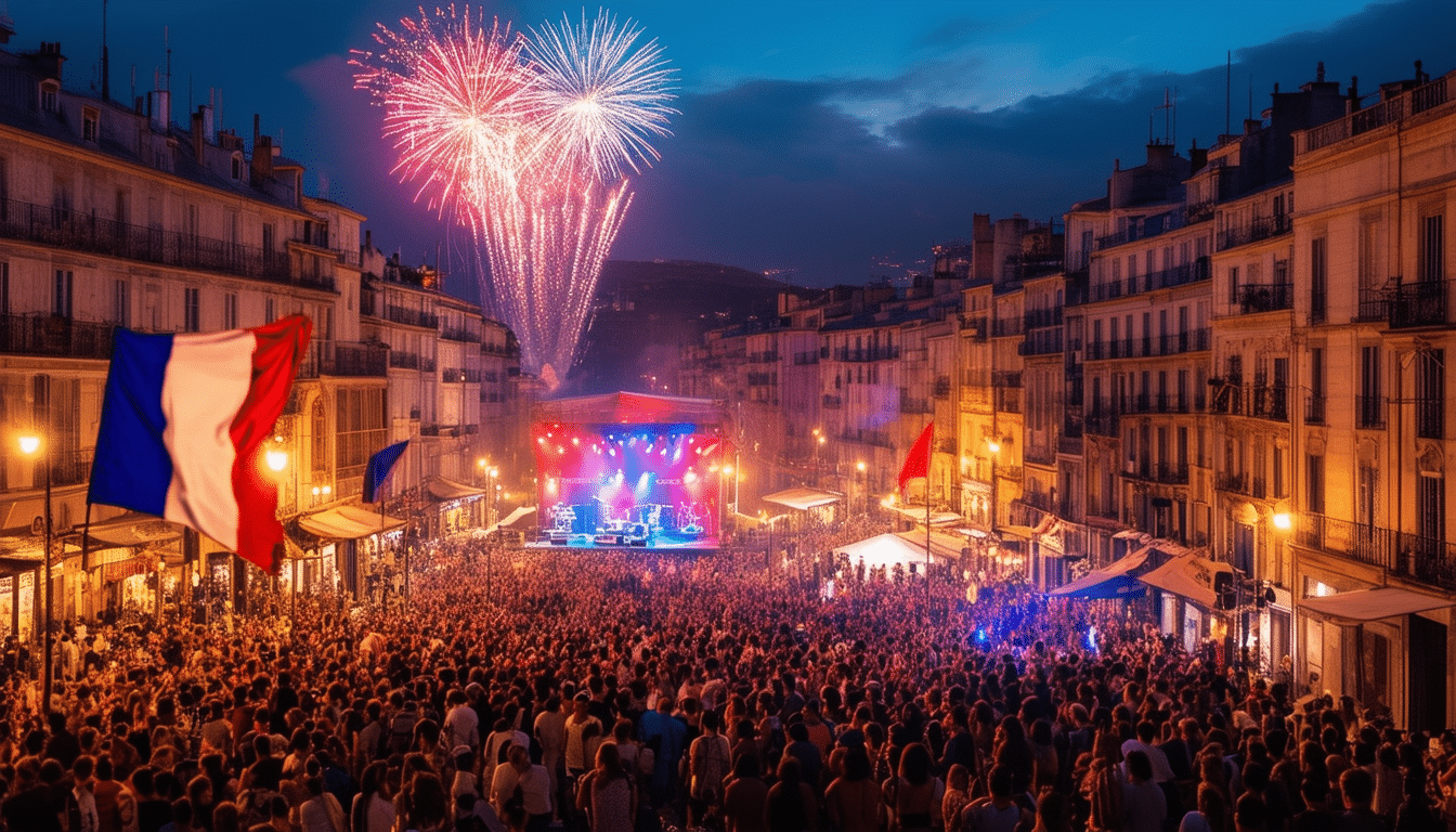 Montpellier s'embrase le 14 juillet ! đ„ DĂ©couvrez le programme explosif de la FĂȘte nationale : spectacle, concert, feu dâartifice, bal des pompiers... đ
