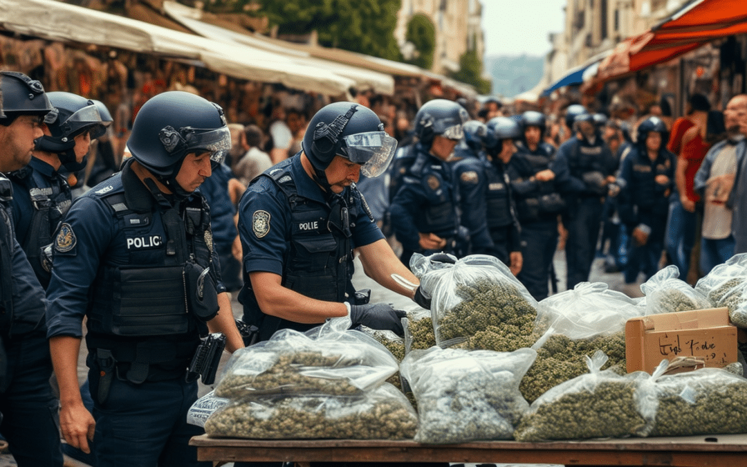 découvrez le retour de la police aux marels à montpellier, avec des saisies impressionnantes de cocaïne et de cannabis. plusieurs arrestations sont en cours dans une opération visant à renforcer la sécurité dans le quartier.