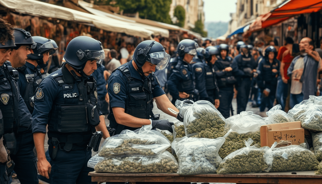🔍 Montpellier : La Police Renoue avec les Marels 🚔, Saisies Étonnantes de Drogues 💊 et Arrestations en Cours!