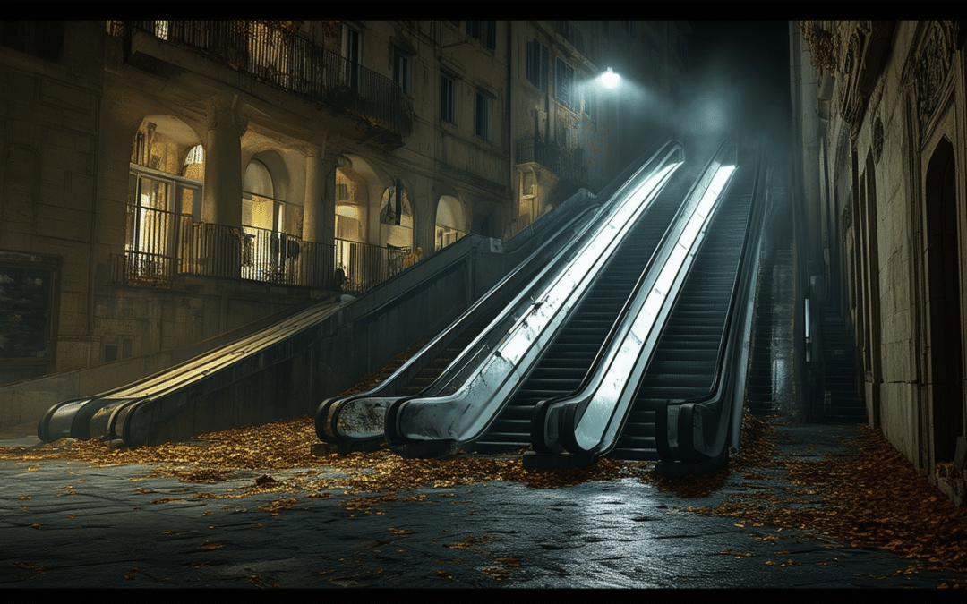 découvrez le mystère intrigant des escaliers roulants de 6 tonnes disparus du triangle à montpellier. une enquête fascinante sur ce phénomène inexpliqué qui intrigue les habitants et les curieux. plongez-vous dans une énigme captivante au cœur de la ville.