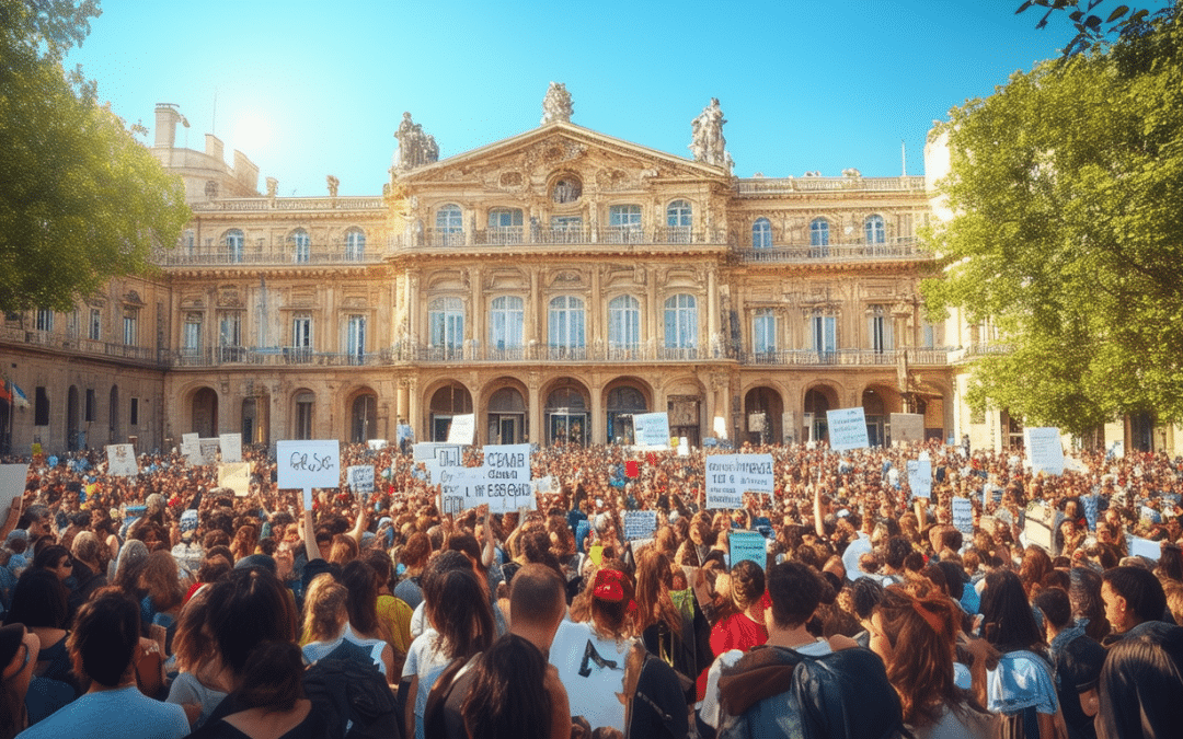 venez vivre un samedi lumineux à la comédie de montpellier, un événement marquant qui appelle à un 'cessez le feu !'. rejoignez-nous pour une journée dédiée à la paix et à la solidarité, remplie de performances inspirantes et de messages poignants.
