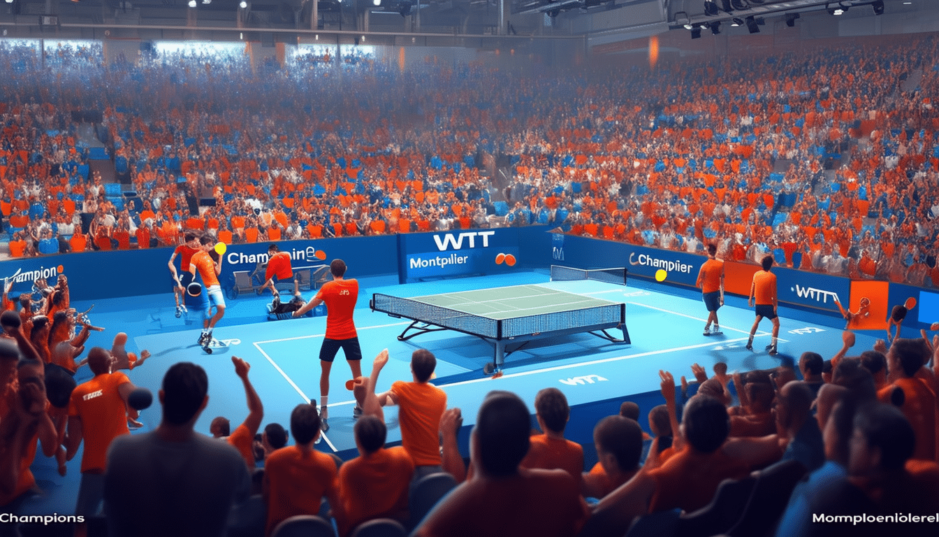 🌟 WTT Champions in Montpellier: don't miss the Lebrun brothers in the quarter-finals! 📺💪