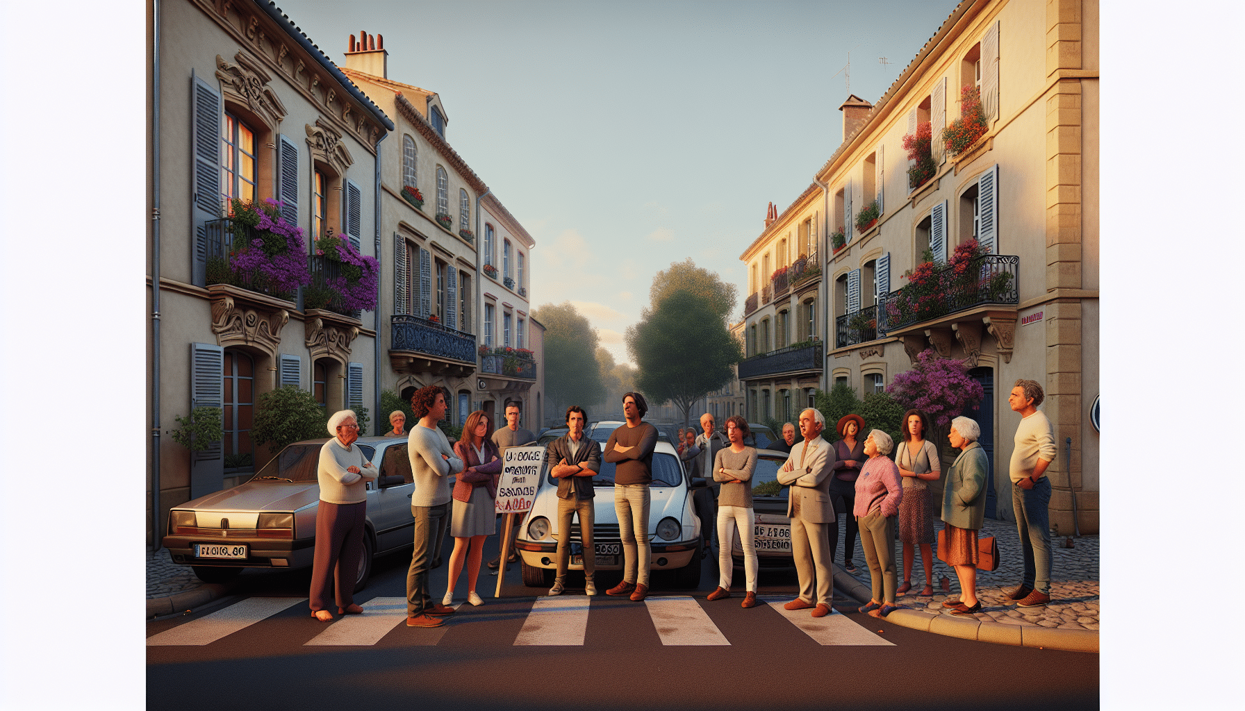 Residents of rue des Chasseurs in Montpellier express their frustration with the uncivil behavior of certain motorists
