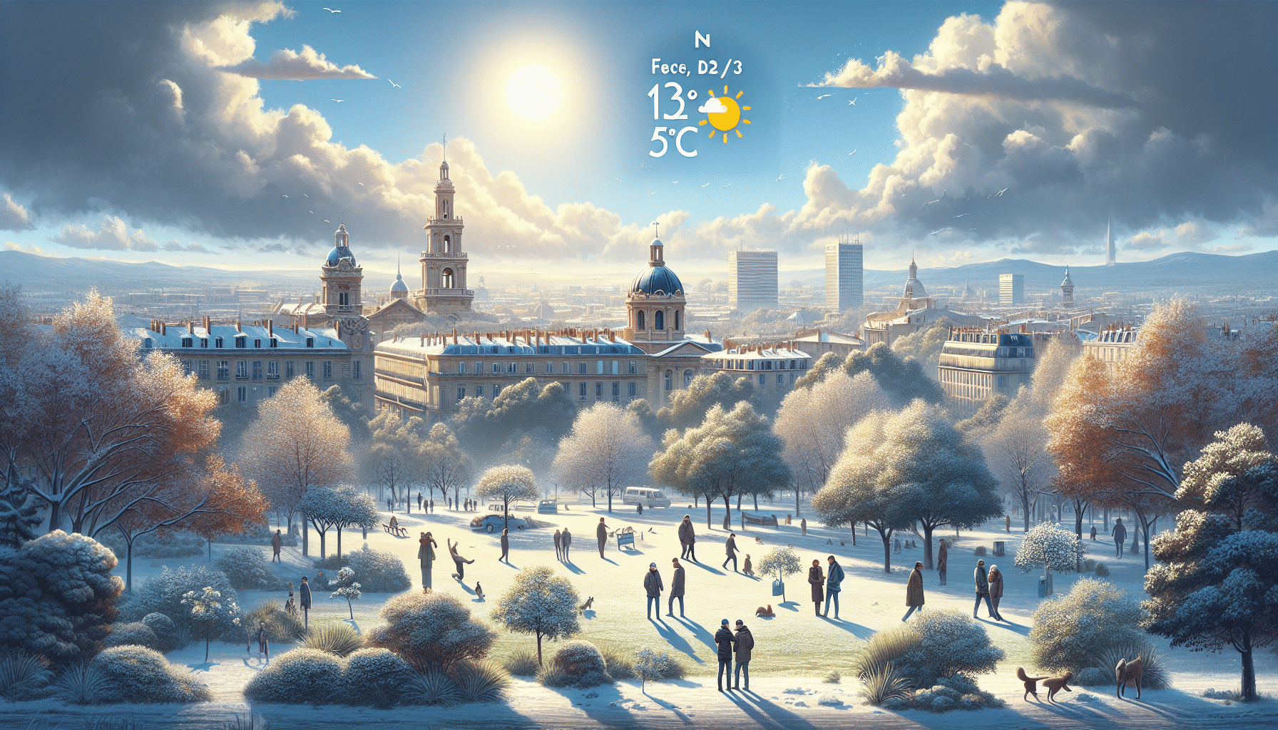 Weather forecast for Montpellier and surrounding areas for Friday December 13, 2024