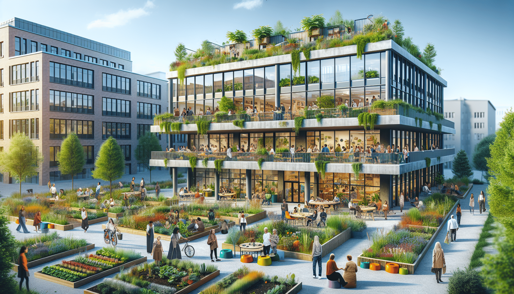 Montpellier: un edificio colaborativo donde compartir es el protagonista