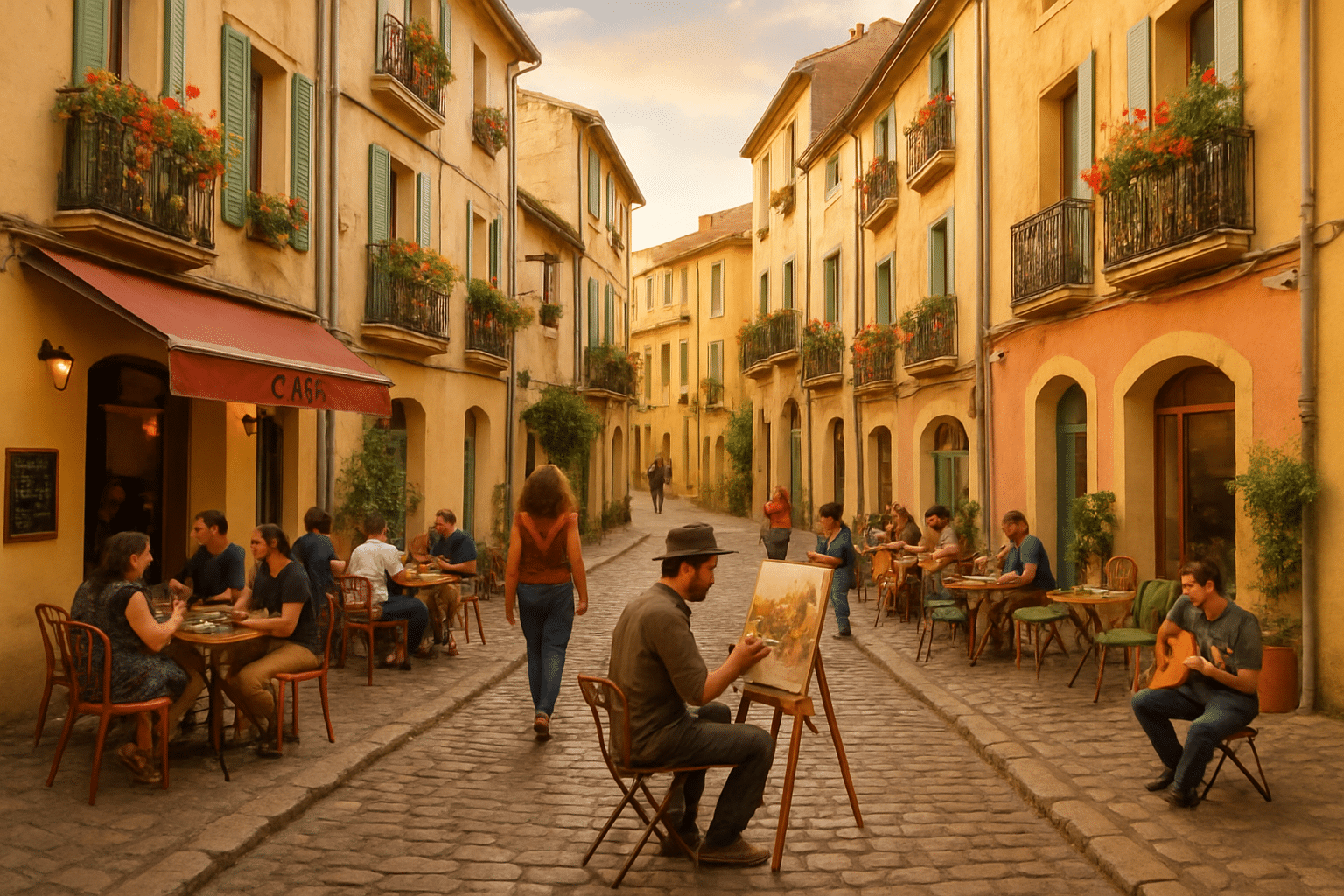 In Montpellier, the Saint-Roch district is inspired by the charming streets of Montmartre