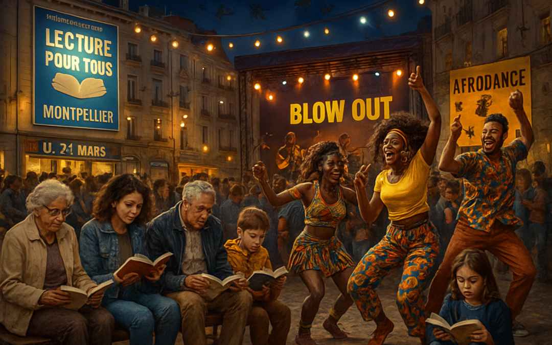explorez montpellier avec des activités captivantes ce lundi 31 mars : assistez à des lectures accessibles à tous, vibrez au rythme de l'afrodance, savourez l'atmosphère festive de la soirée blow out et profitez de l'originalité de la mouche. des expériences inoubliables vous attendent !