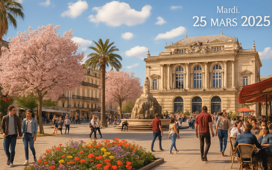 découvrez les prévisions météo détaillées pour montpellier le mardi 25 mars 2025. anticipez le temps qu'il fera avec nos informations précises sur les températures, les précipitations et les conditions climatiques.