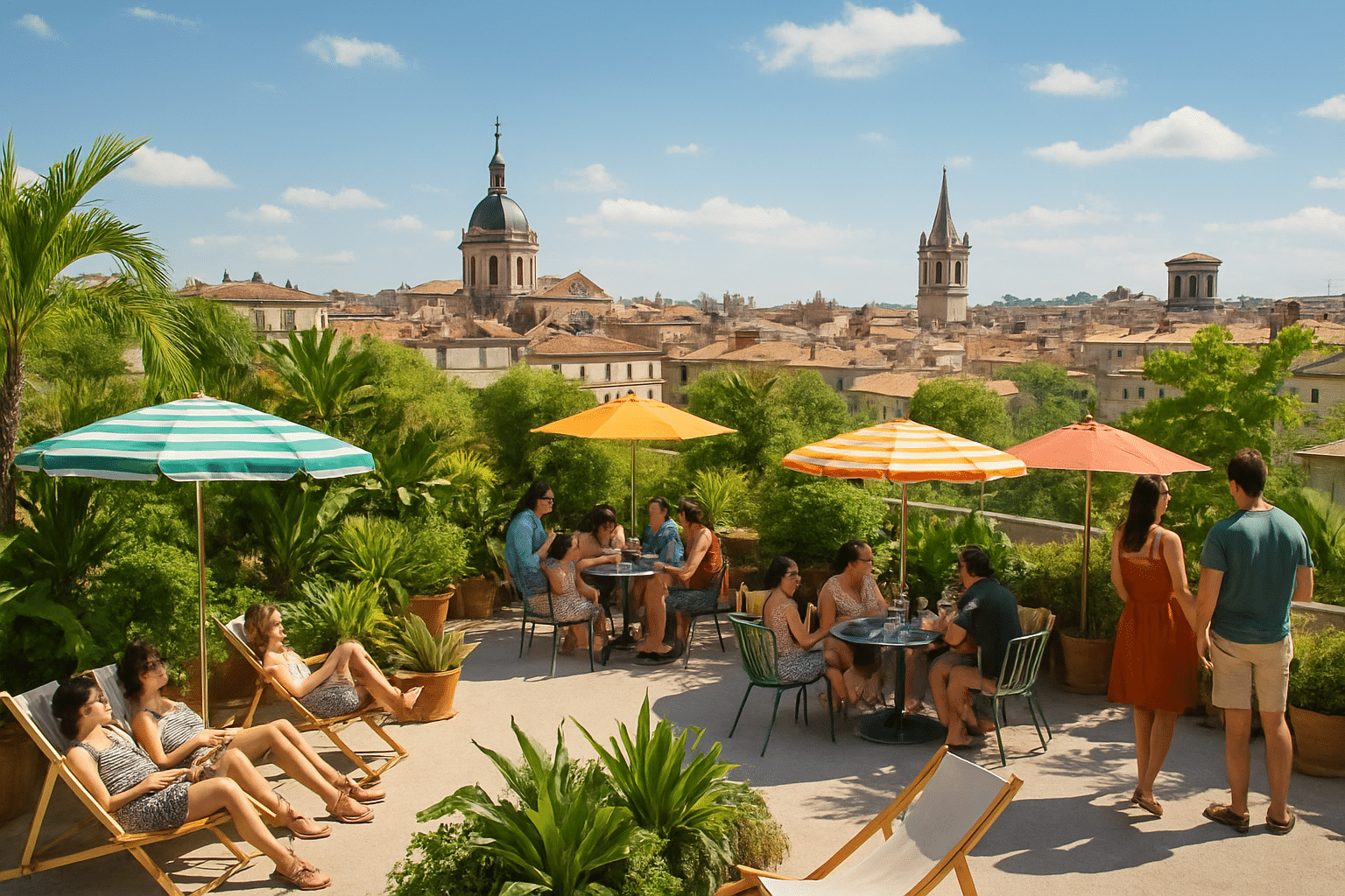 Montpellier will host the region’s largest rooftop this summer