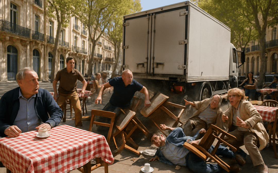 découvrez les détails d'un tragique accident survenu à montpellier, où un camion a renversé quatre personnes attablées en terrasse, provoquant choc et émotion dans la ville. restez informé des circonstances et des conséquences de cet incident déplorable.