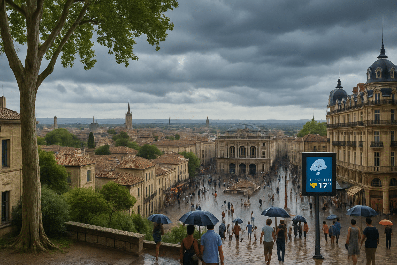 weather forecast for Montpellier and its region on Friday, May 16, 2025