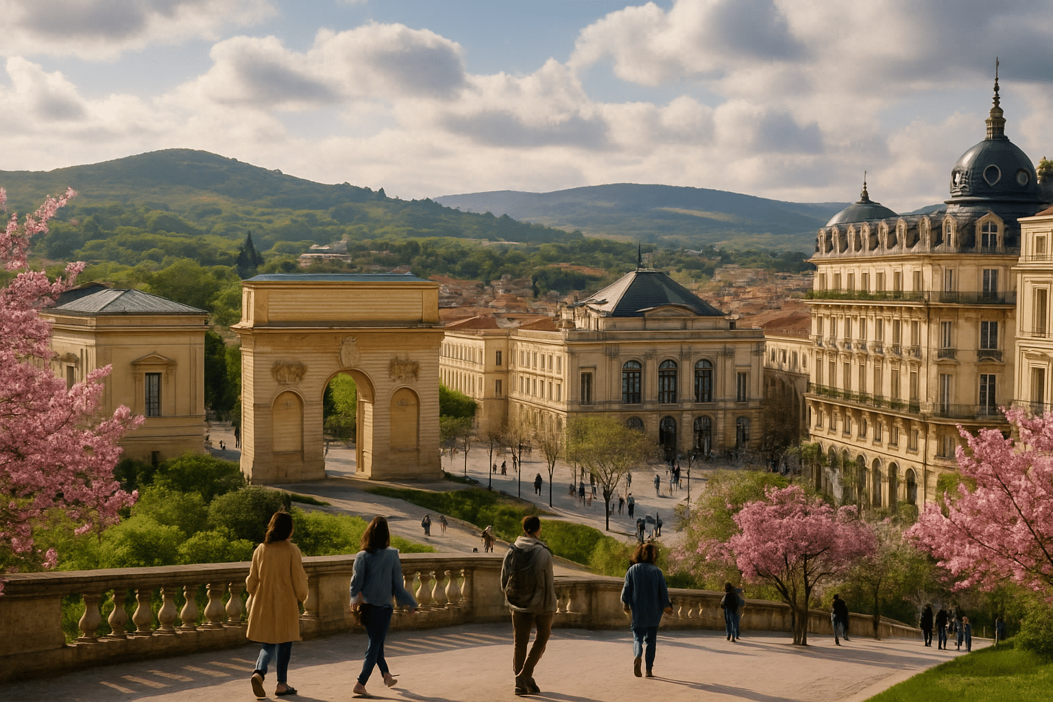 weather forecast for Montpellier and surrounding areas on Sunday, April 6, 2025