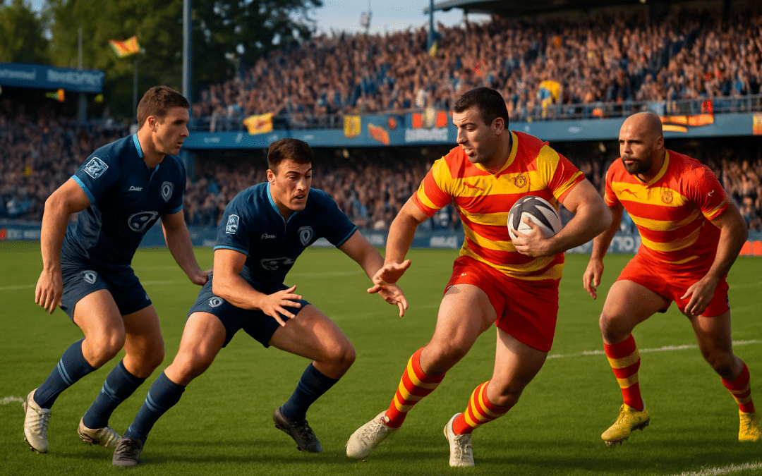 ne manquez pas le retour du top 14 2024-2025 ! suivez en direct le match palpitant entre montpellier et perpignan le 26 avril 2025. soyez au cœur de l'action et vibrez avec les supporters !