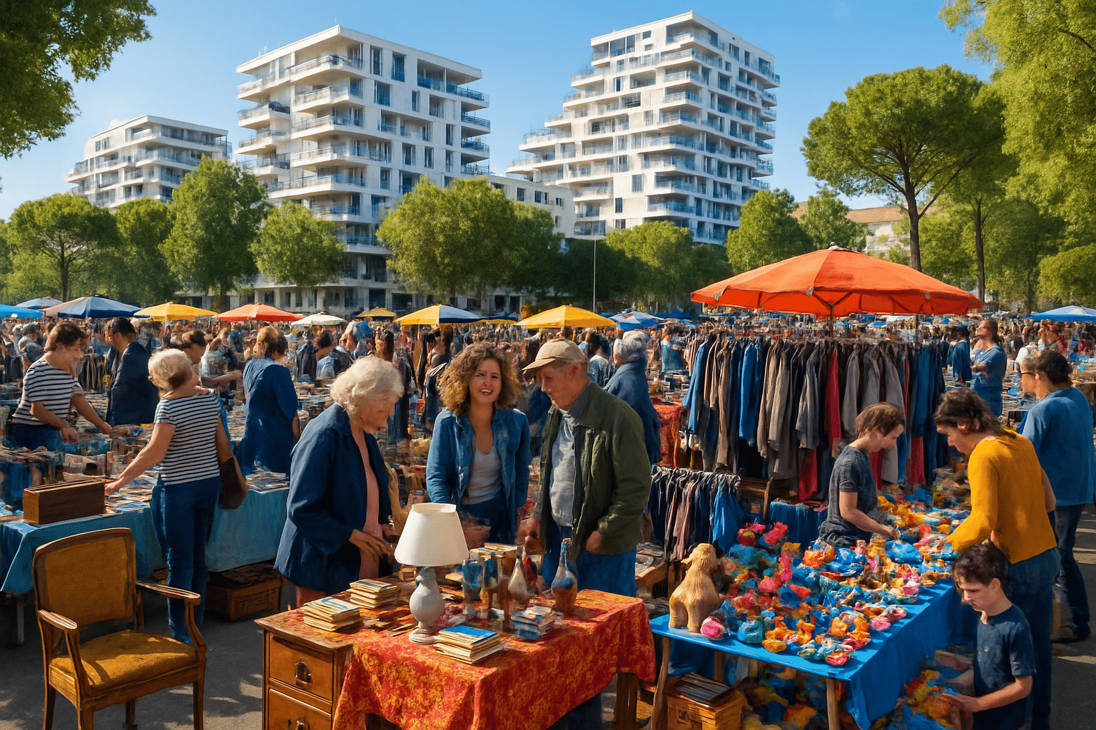The annual Port Marianne garage sale is making a grand return to Montpellier