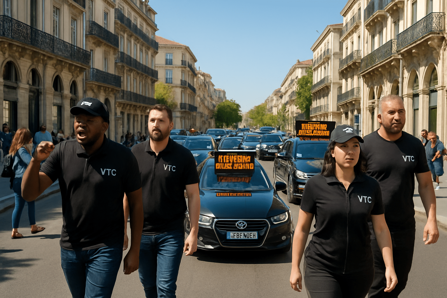 Les chauffeurs VTC se mobilisent à Montpellier ce jeudi avec une opération escargot pour défendre leur métier