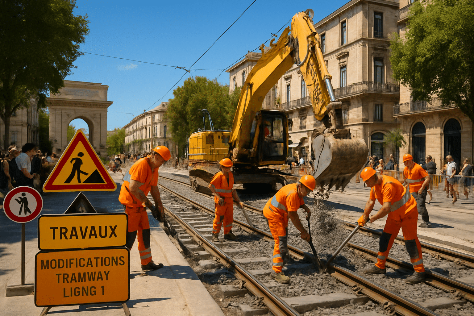 Montpellier: Major changes to tram line 1 throughout the summer