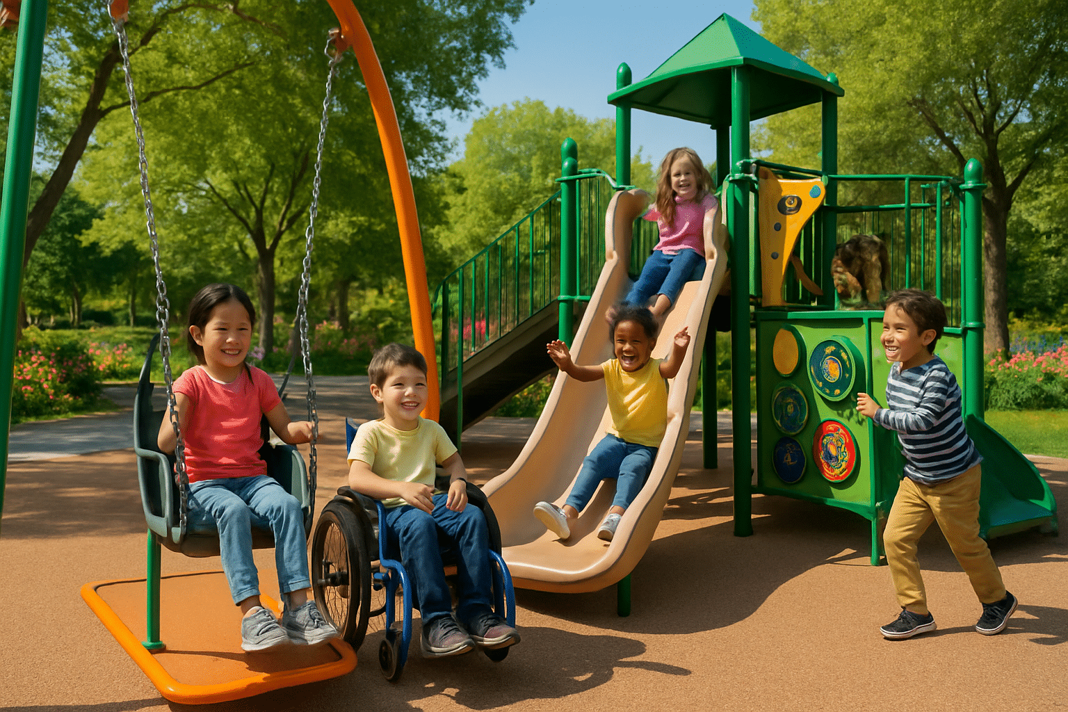Montpellier: Tastavin Park welcomes an inclusive playground for children’s enjoyment