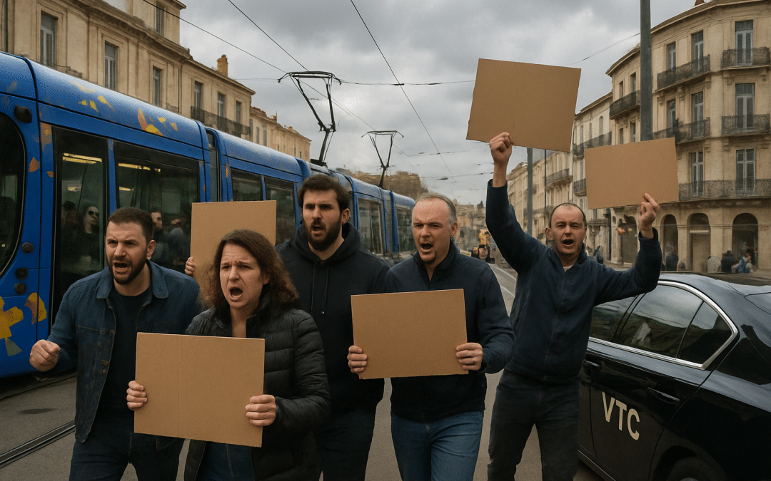 découvrez les perturbations à montpellier ce jeudi matin, causées par des manifestations de vtc qui impactent les lignes de tramway. restez informés sur les impacts sur vos trajets.