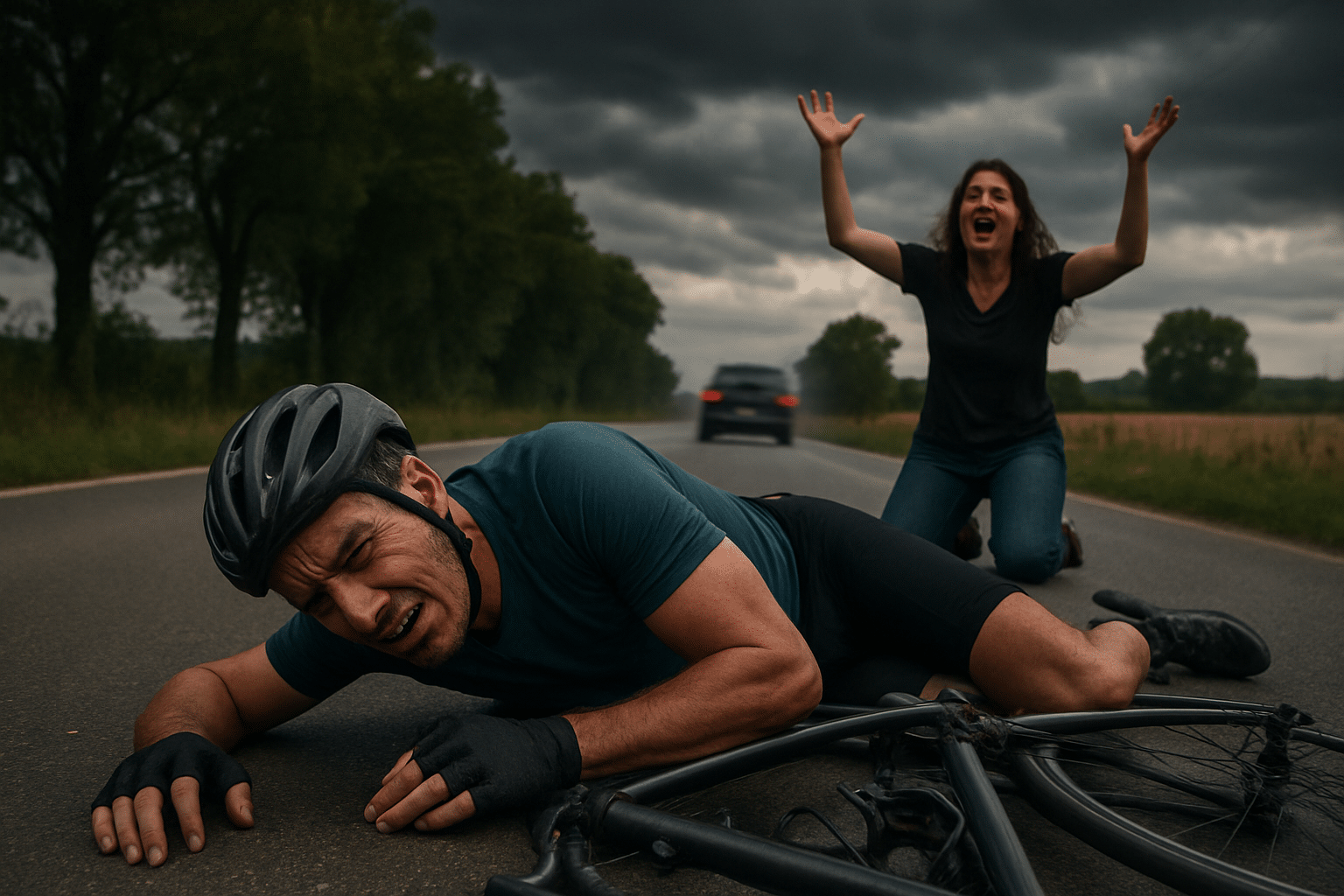 Tragedy on the road between Montpellier and Lodève: a cyclist loses his life in front of his wife, victim of a hit-and-run driver