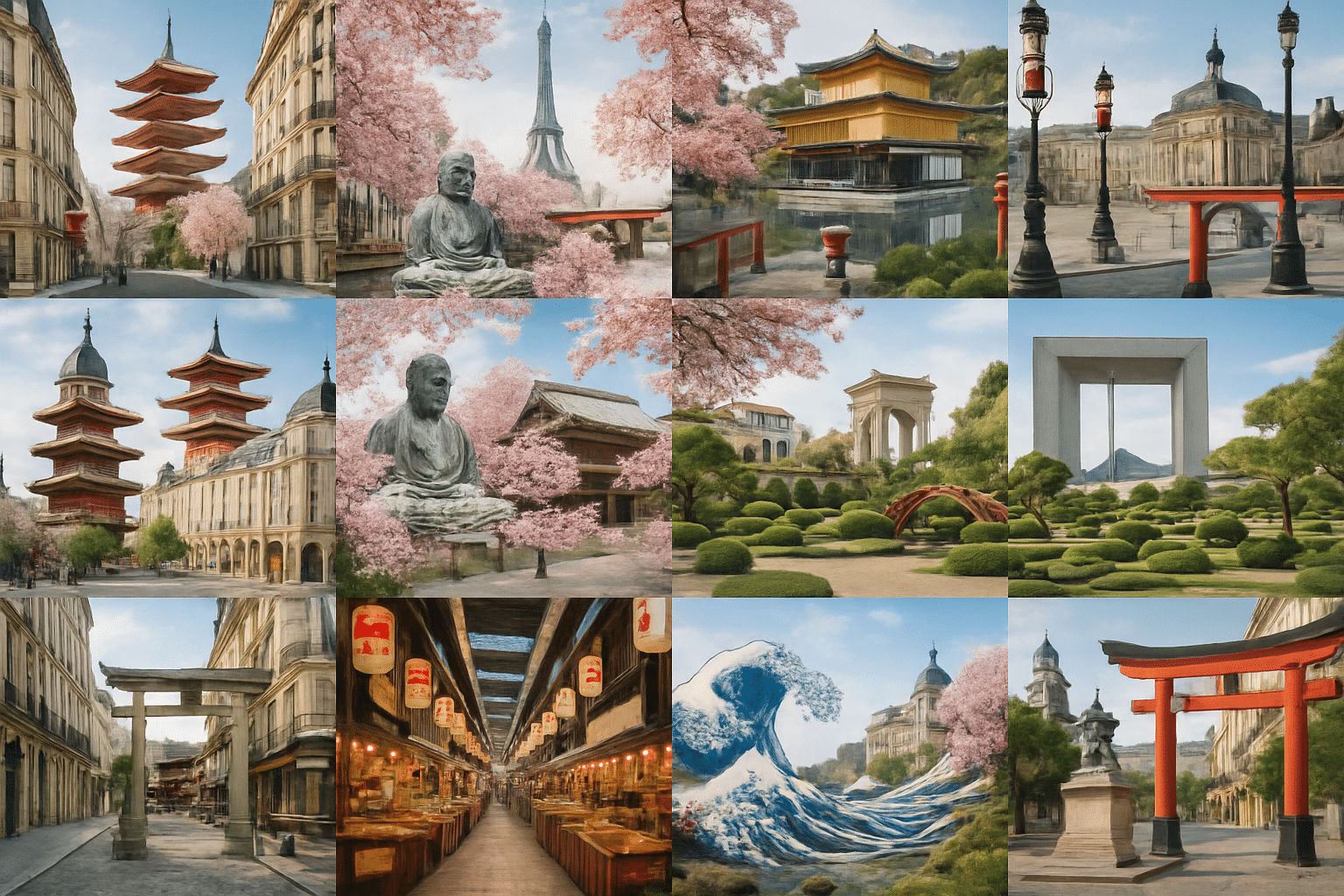 Explore Japan through 38 must-see places in Paris, Bordeaux, Montpellier and Biarritz