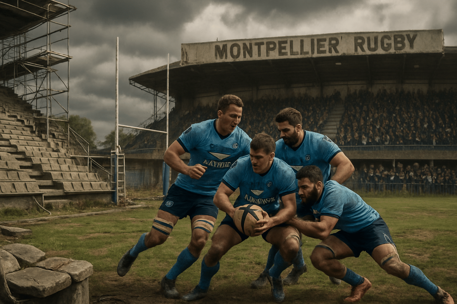 Can Montpellier reach new heights despite a deteriorating stadium? The MHR unveils a shocking video.