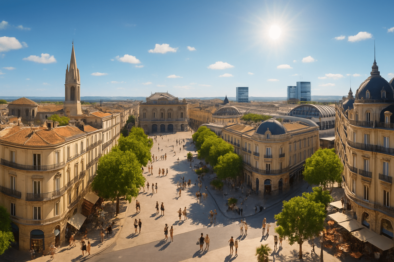 Weather forecast for Montpellier and surrounding areas on Thursday, July 17, 2025