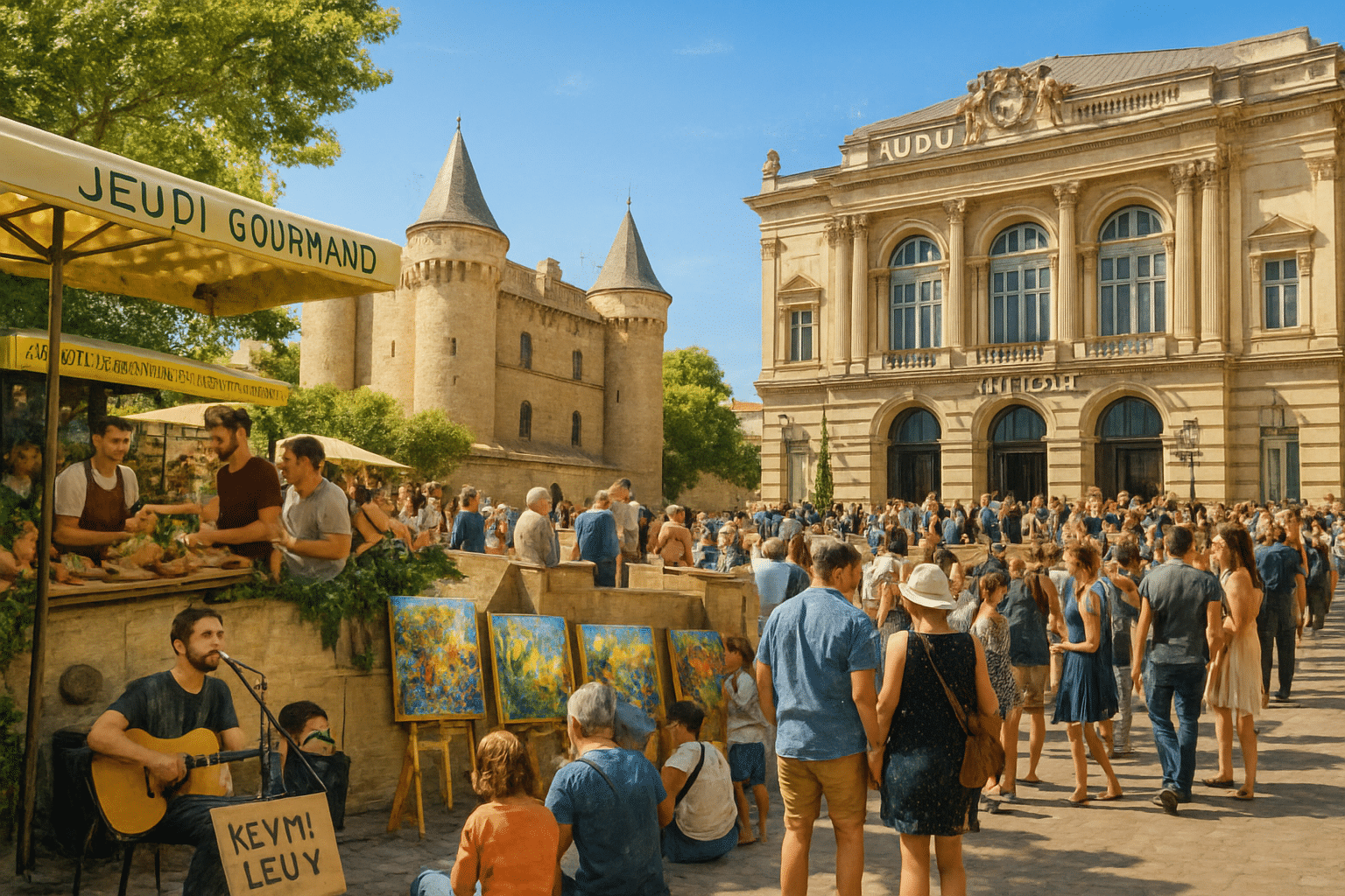 Suggestions for an outing in Montpellier on Thursday, July 31: paintings from the castle, opera, Kevin Levy and gourmet Thursday